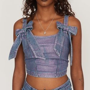 ISO lazy Oaf paint it pink corset 🎀